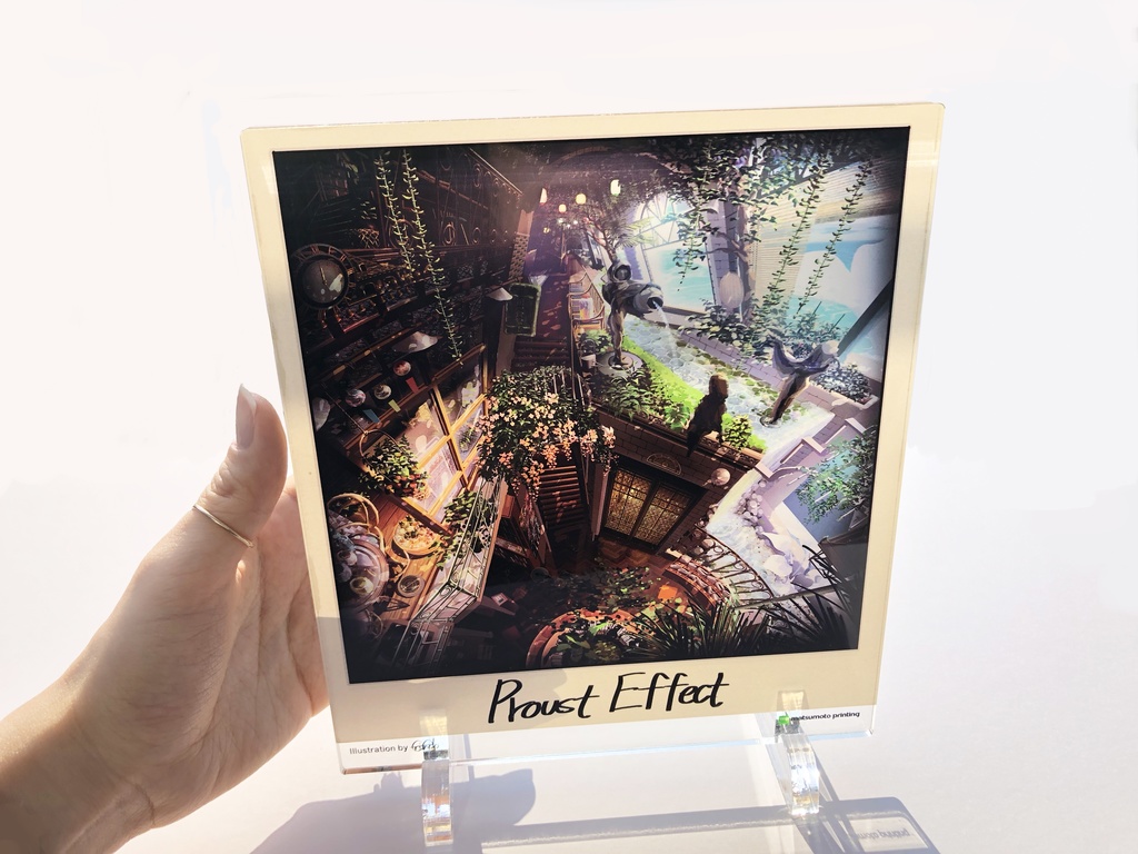 下書き アクリルスタンド(title : Proust Effect) クリアカラープリント作品