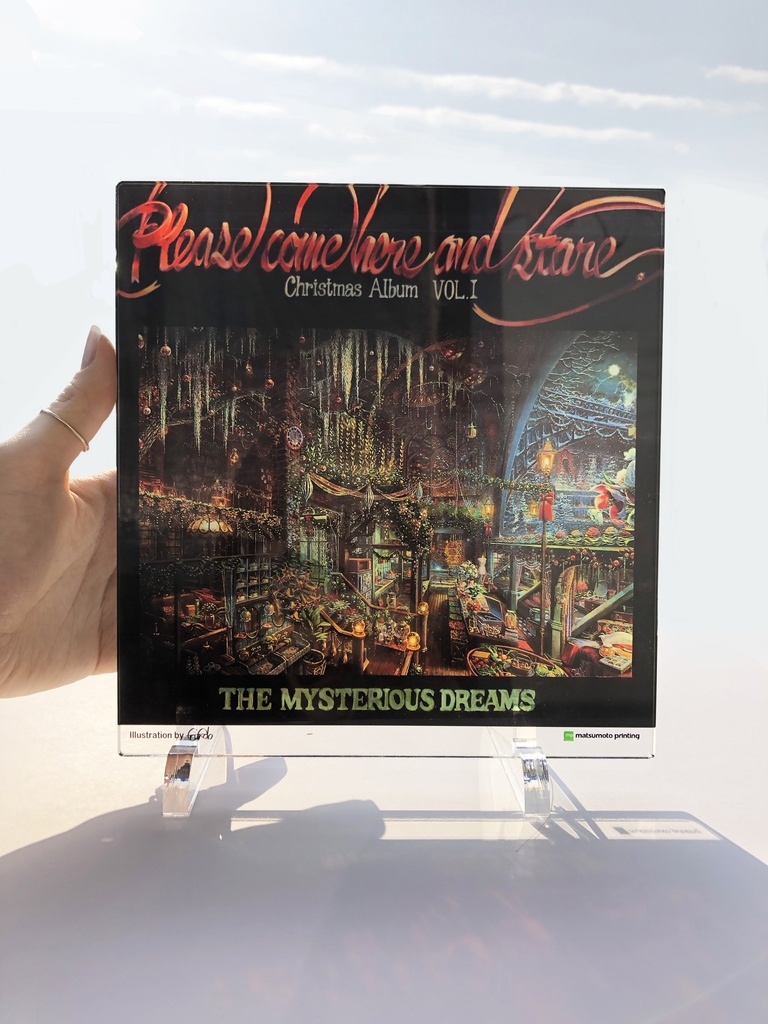 下書き アクリルスタンド(title : the mysterious dreams) クリアカラープリント作品