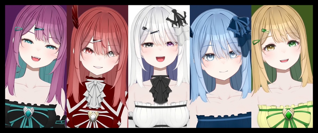 【VTS+VBridger対応】カスタムモデル【高可動】