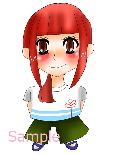 水未と水維紗マグネット／創作