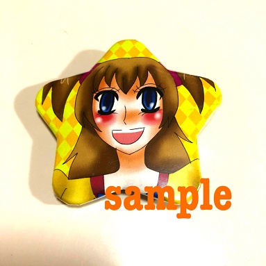 くるみちゃん缶バッジ/ハム太郎