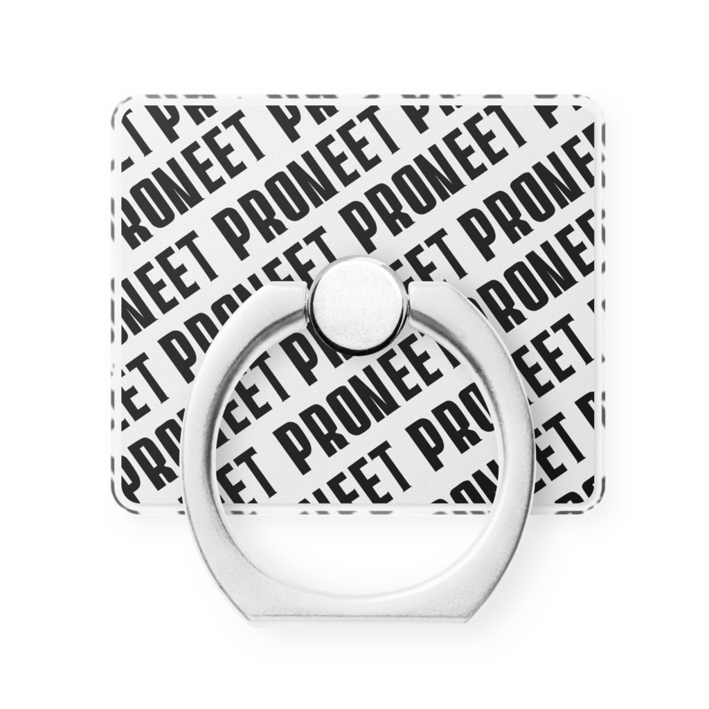 スマホ立てにもなるPRONEETスマホリング