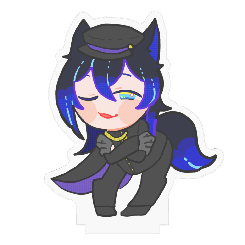 2022年 秋 騙離きつね 学生服アクリルフィギュア