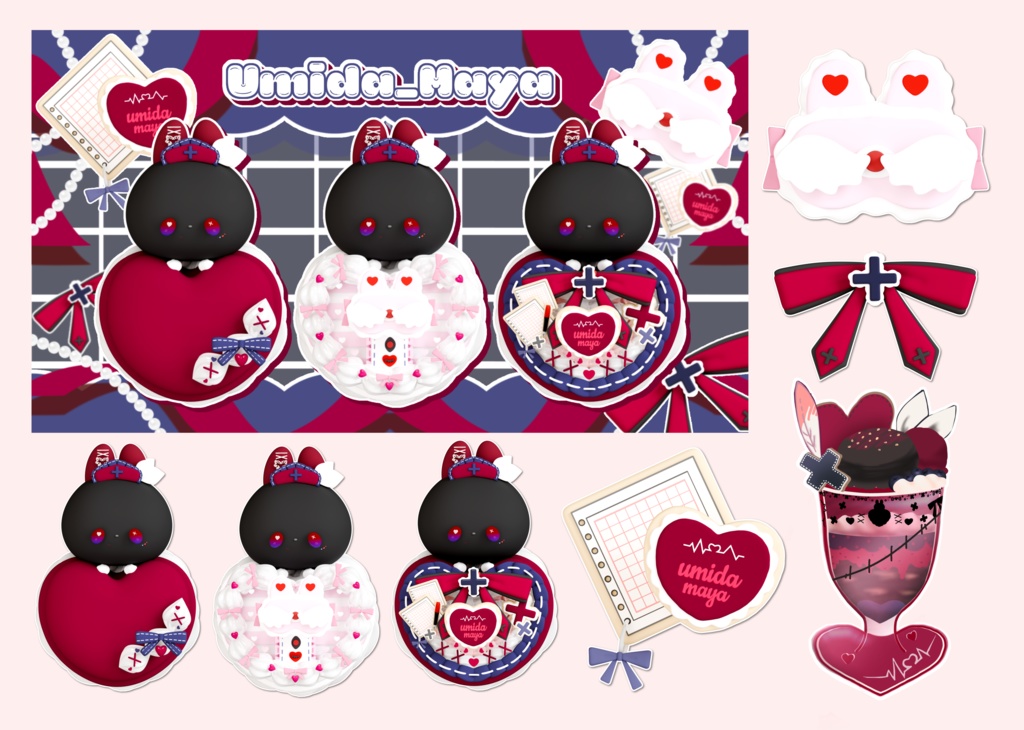 【受注予約生産】海田まや 誕生日記念グッズ2025 セルフカットステッカーA4