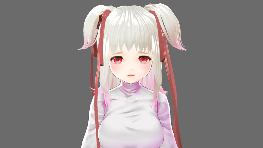 (モデル同梱)Vroidオリジナル白髪っ子ヘアプリセット