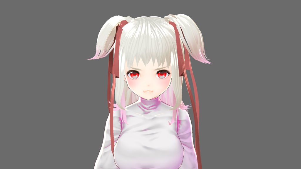 (モデル同梱)Vroidオリジナル白髪っ子ヘアプリセット