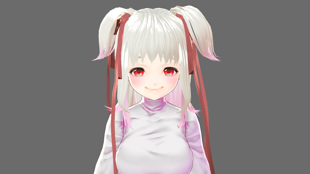 (モデル同梱)Vroidオリジナル白髪っ子ヘアプリセット