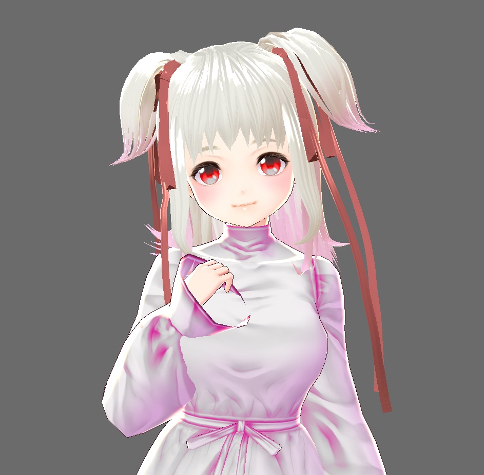 (モデル同梱)Vroidオリジナル白髪っ子ヘアプリセット