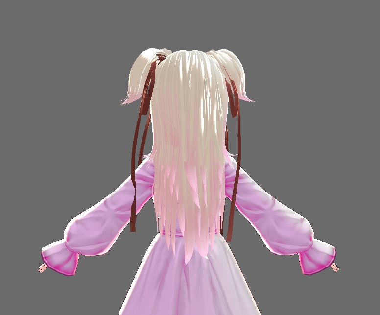 (モデル同梱)Vroidオリジナル白髪っ子ヘアプリセット