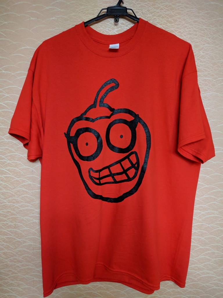 「七味ならべ」オリジナル「ハバネロ君」Tシャツ