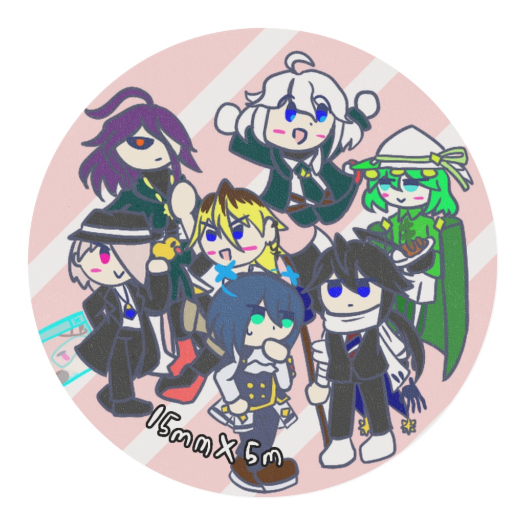 キャラ集合マスキングテープ