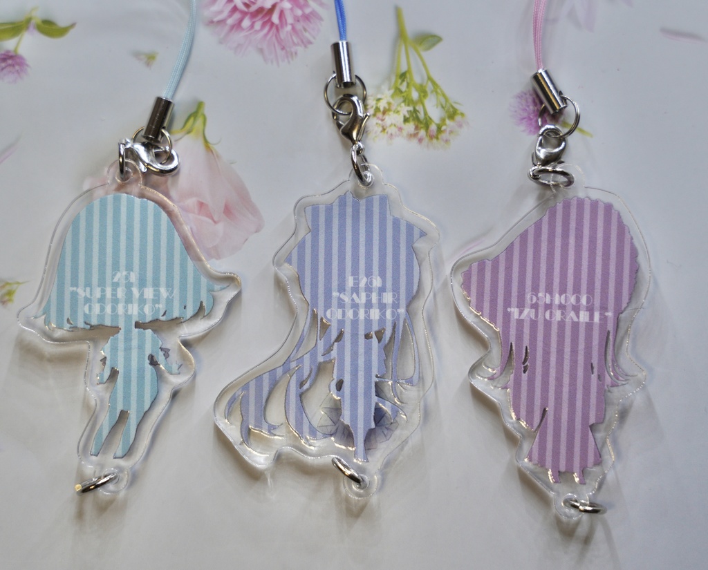 【9/25まで受注生産】鉄道車両擬人化アクリルキーホルダー