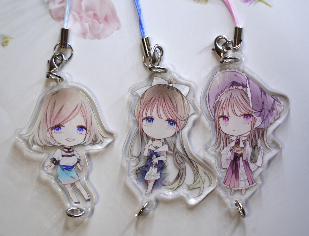 【9/25まで受注生産】鉄道車両擬人化アクリルキーホルダー