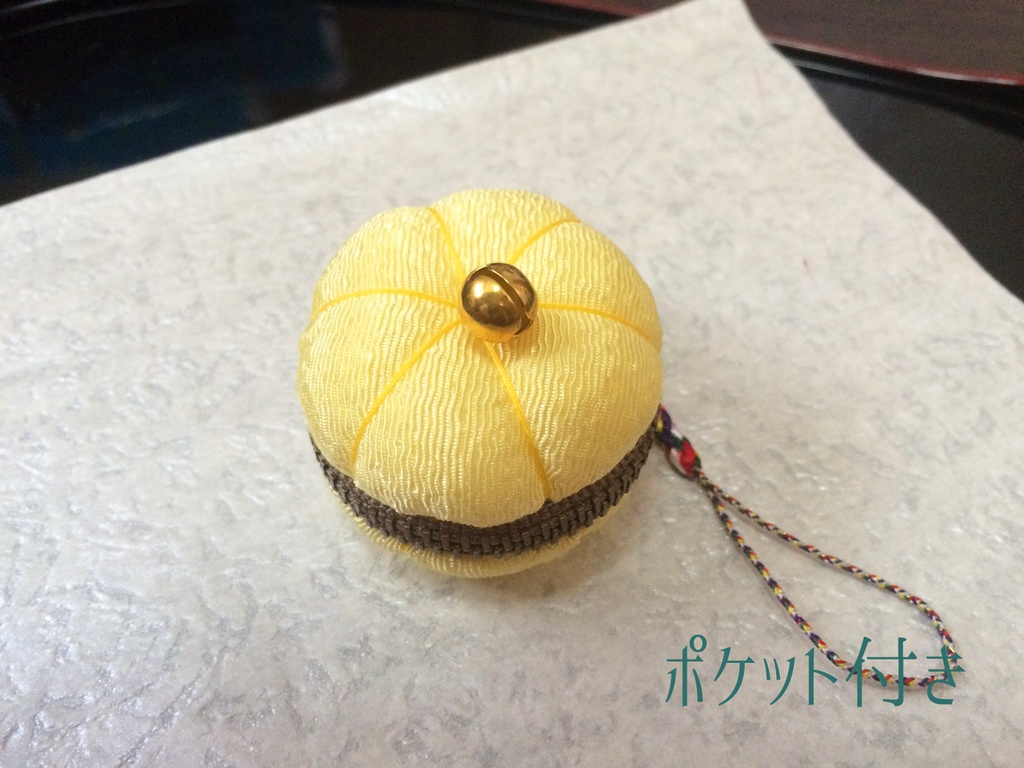 ハンドメイド☆41.ポケット付きマカロンポーチ マカロンケース www