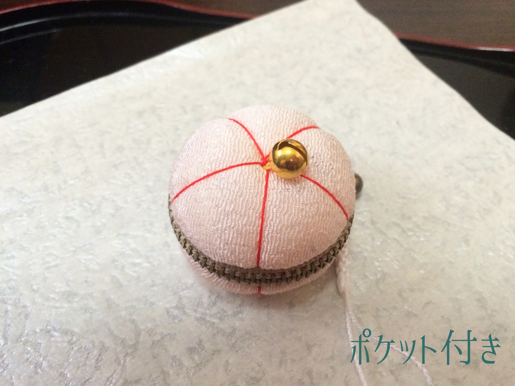 《在庫処分価格》和菓子のマカロンポーチ　梅