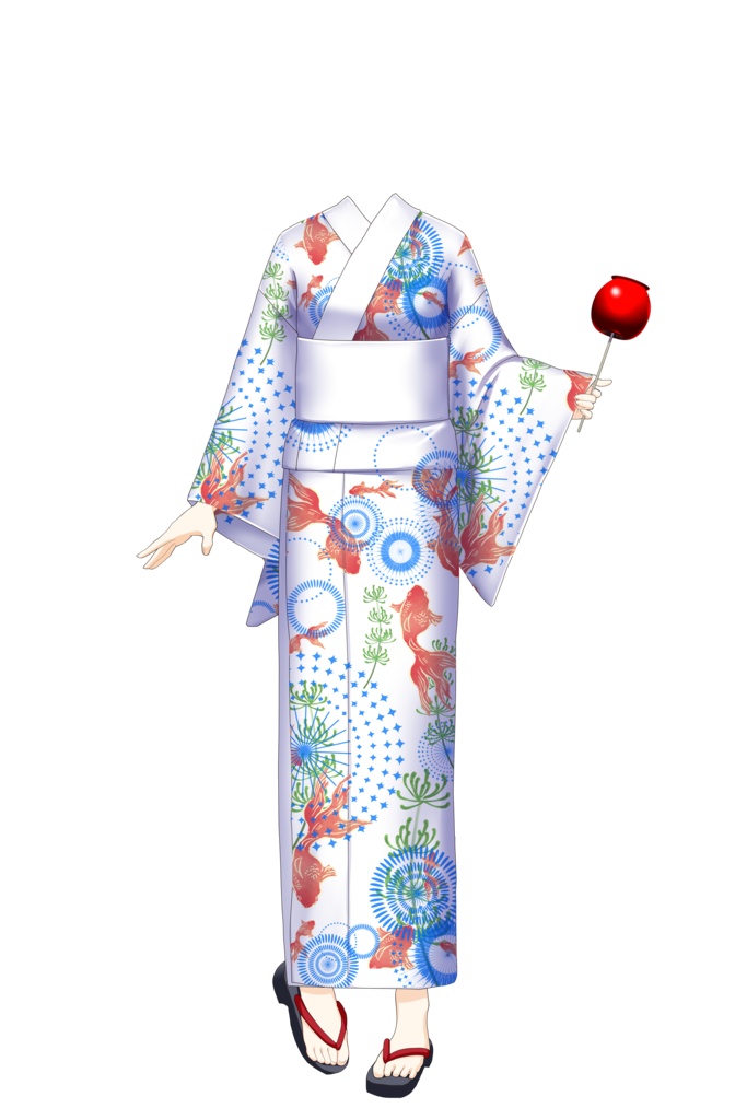 【動く!着替え衣装】カスタムゆかた【VTSアイテム】