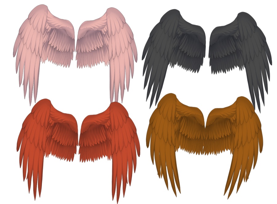 Live2Dモデル<天使の翼★鳥の羽>