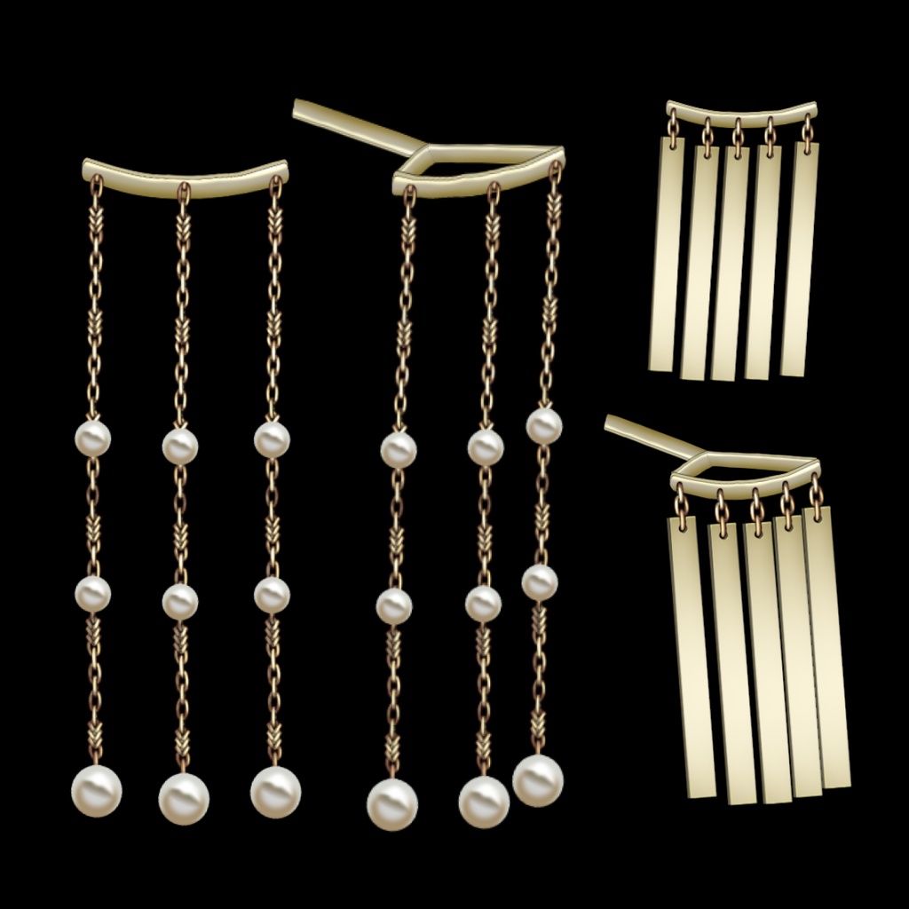 ゆれるかんざし【Live2dアイテム】