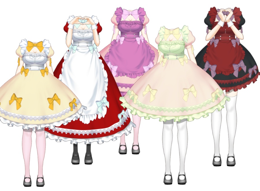 【着替え衣装】カスタムメイド服【VTSアイテム】