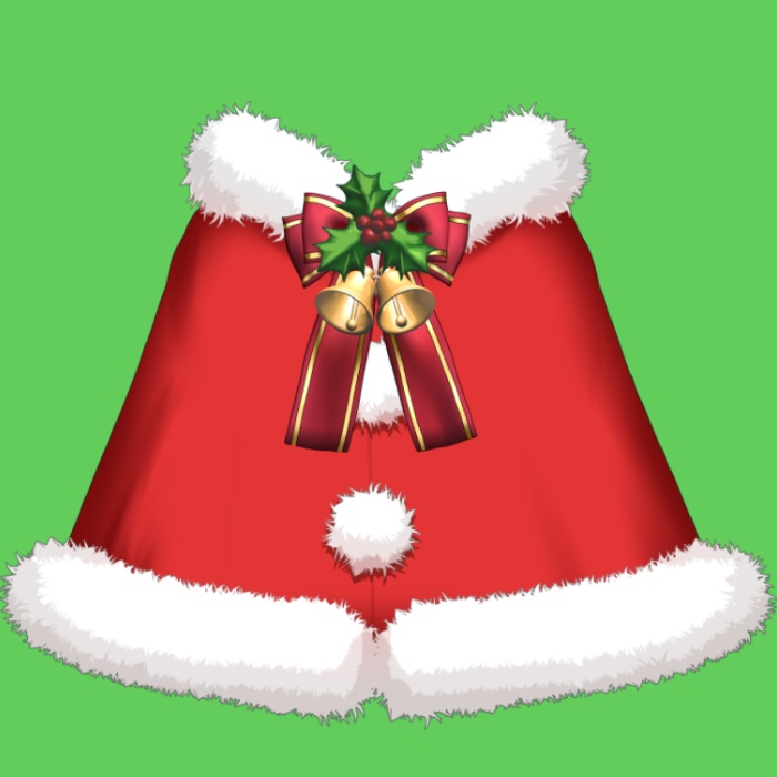 【Live2dアイテム】クリスマス帽子とケープ【VTS】