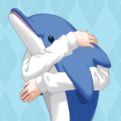 【Live2dアイテム】イルカを抱っこする腕【VTS】