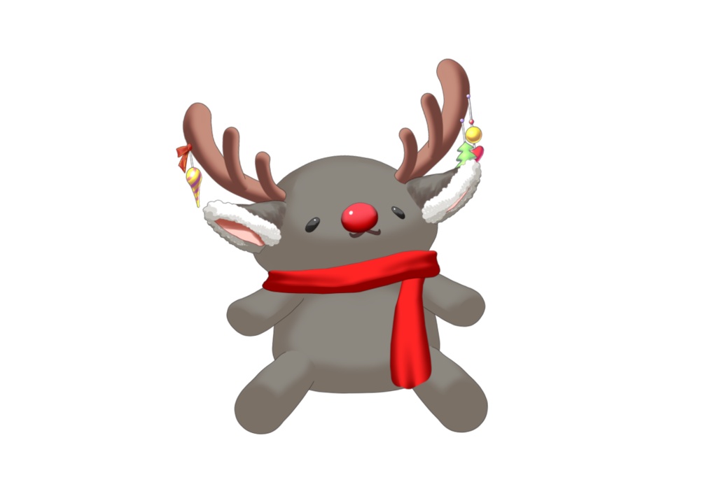 トナカイのぬいぐるみ【汎用Live2dアバター&アイテム】