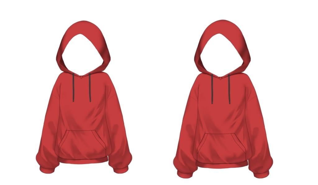 【Live2dアイテム】Hoodie ONLY【悪魔天使フードパーカーのみ!】