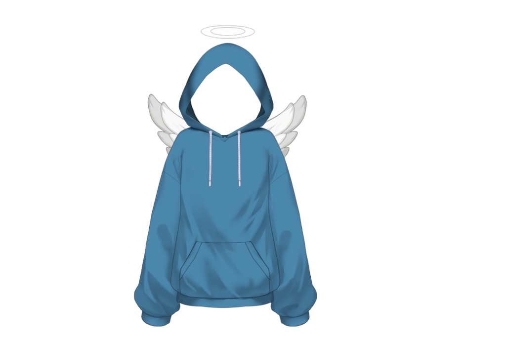 【Live2dアイテム】Hoodie ONLY【悪魔天使フードパーカーのみ!】