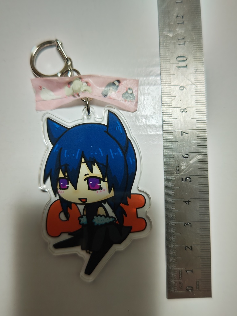 アクリルキーホルダー(藍)