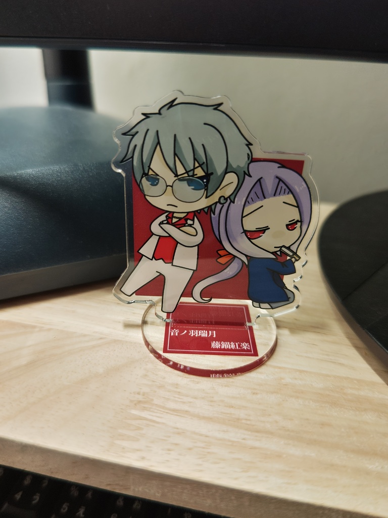 アクリルフィギュア(音ノ羽瑞月&藤錨紅楽)