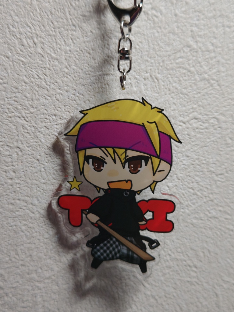 アクリルキーホルダー(刈安刀黄)