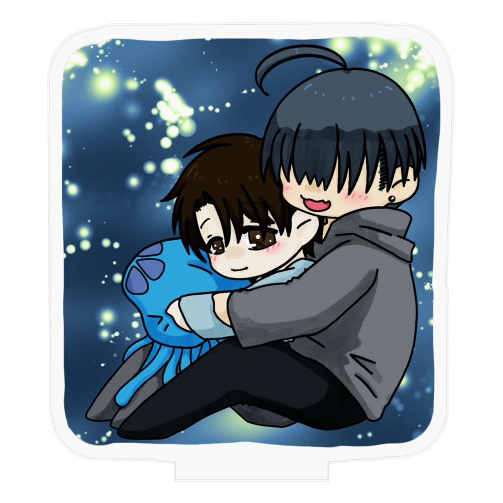 アクリルフィギュア(逵井斐&鉄御納戸蒼怜)