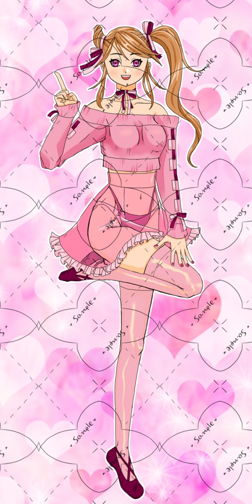 IRIAM(イリアム)用 女の子立ち絵1 PSD付き素材別け無し