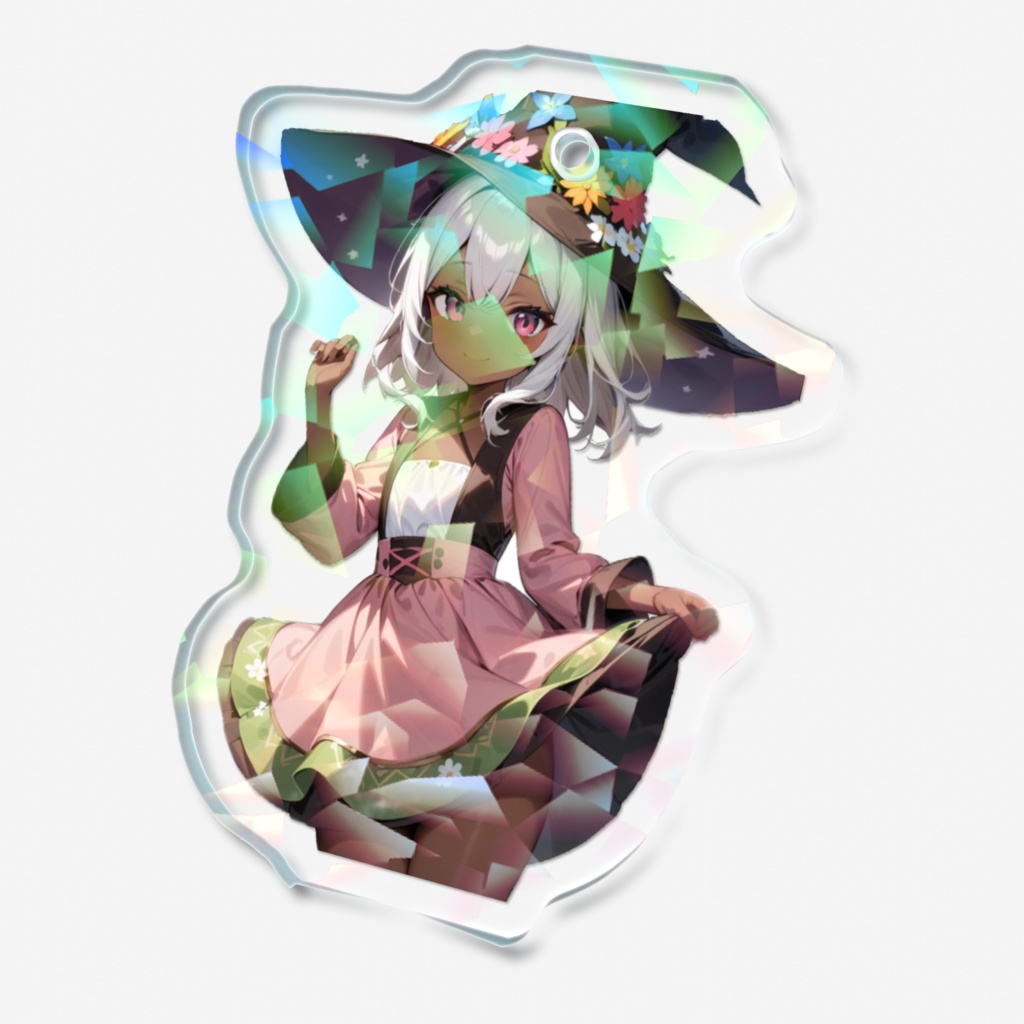 アリアのホログラムアクリルキーホルダー