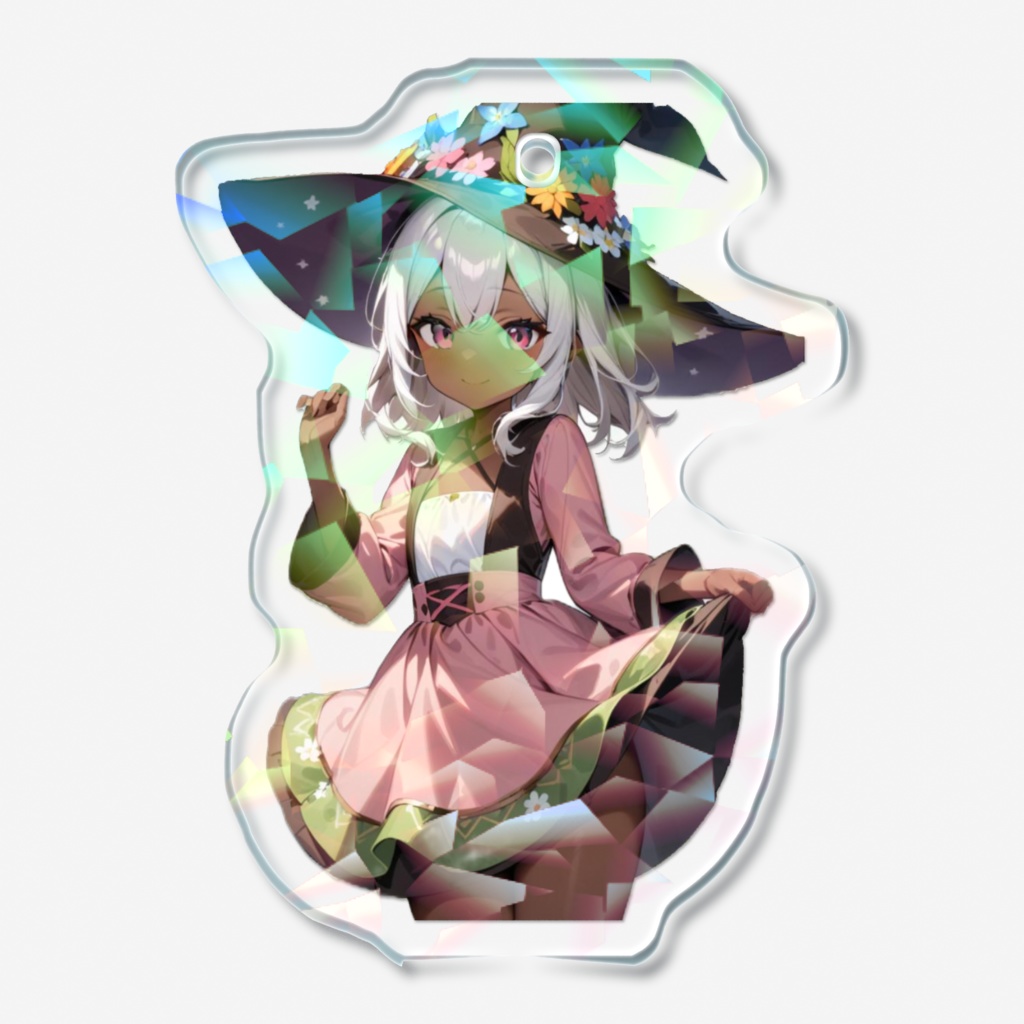 アリアのホログラムアクリルキーホルダー