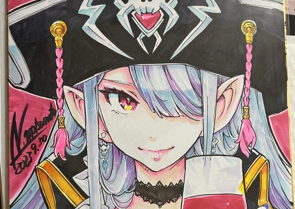 オーダー色紙(カラー)