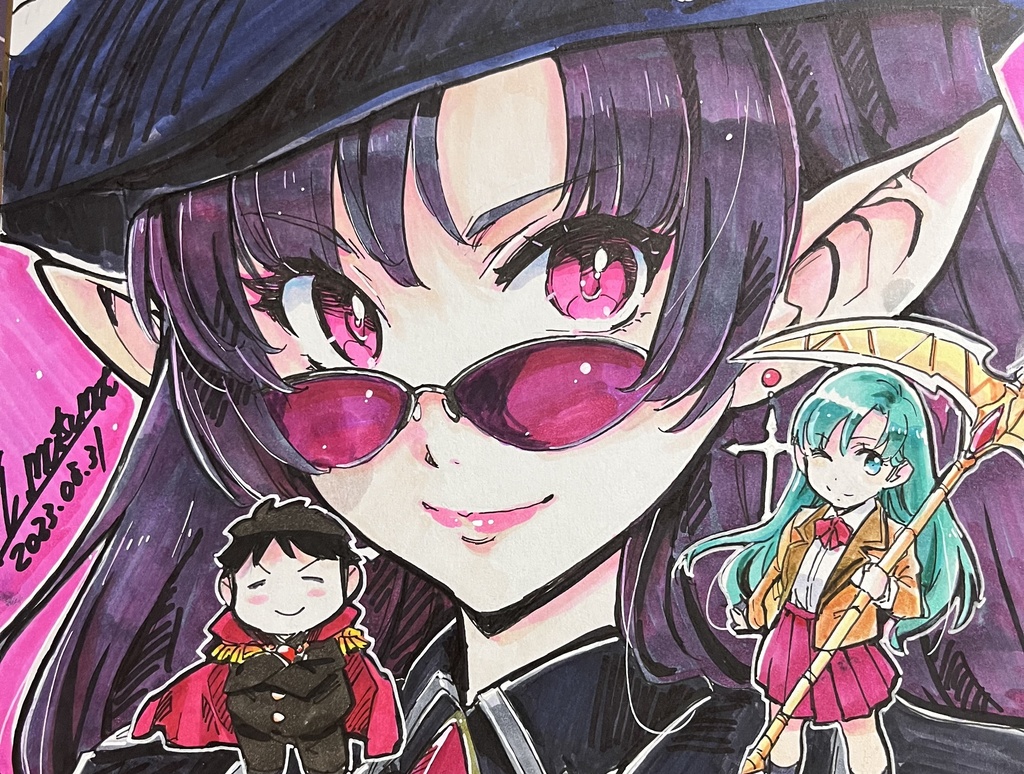 オーダー色紙(カラー)