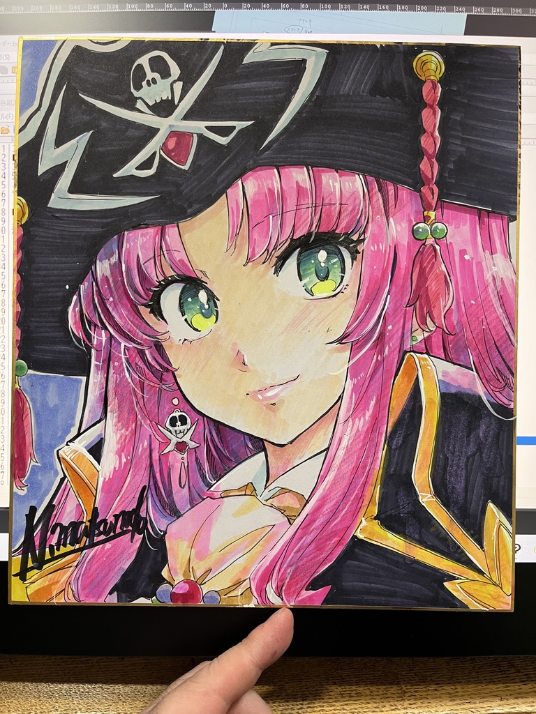 オーダー色紙(カラー)