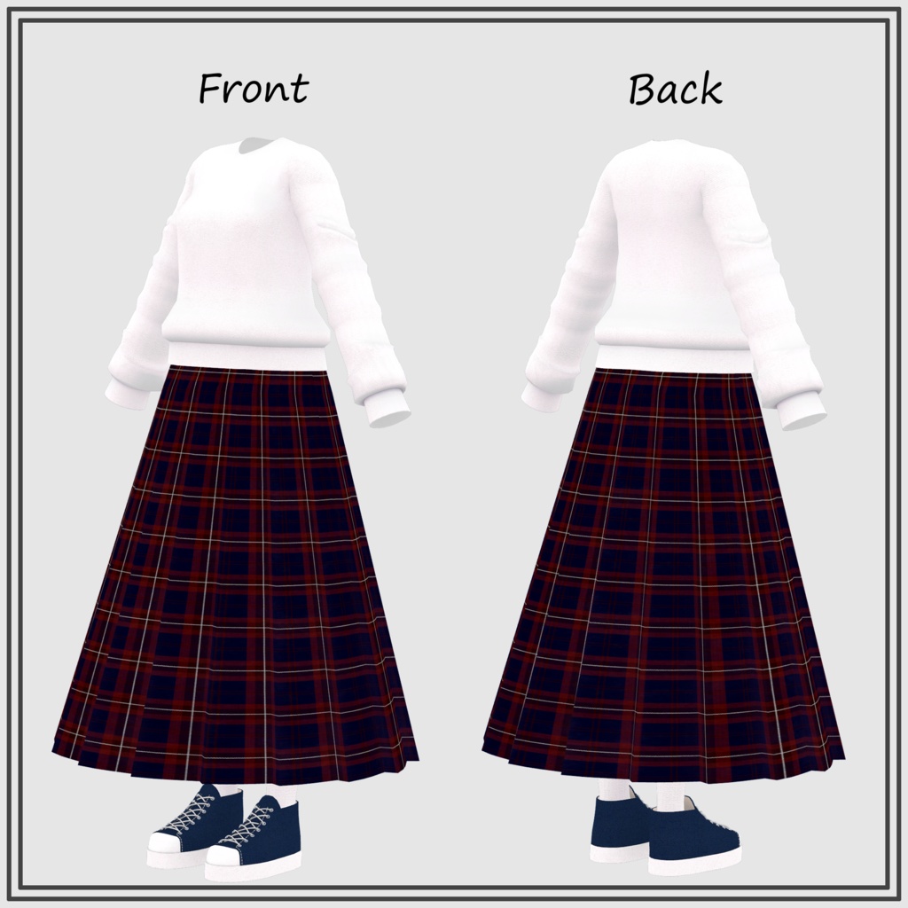 【LSbody用】 スウェットシャツ&スカート/SweatShirt&Skirt