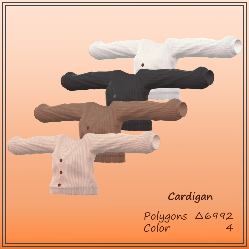 【LSbody用】 カーディガン&ワンピース/Cardigan&Casual Dress