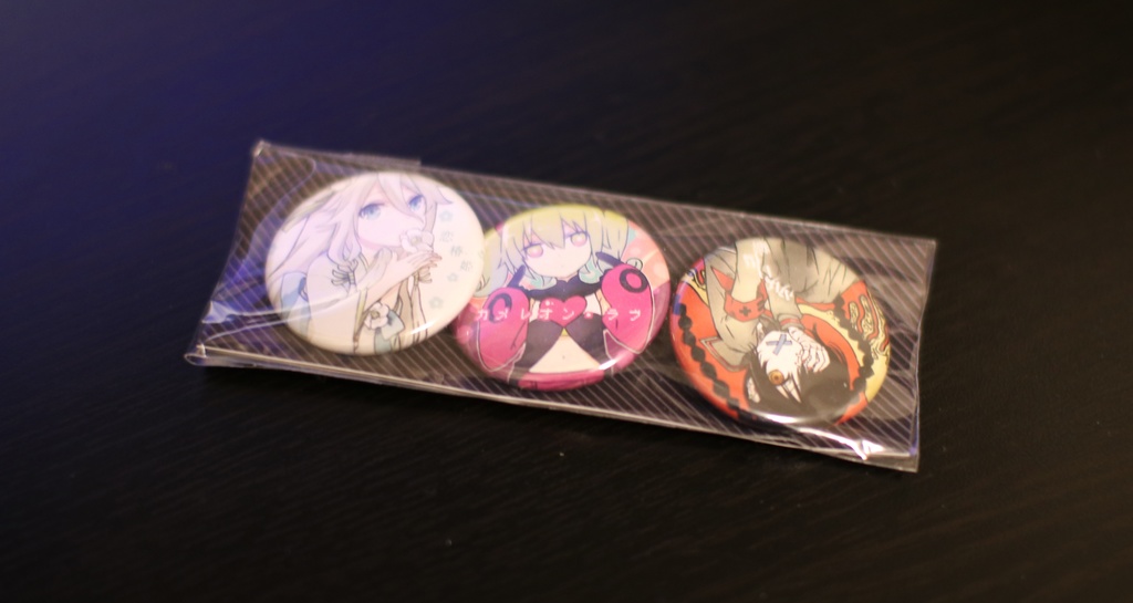 ボカロオリジナル缶バッジ カメレオン ラブ Polyphonicbranch Booth