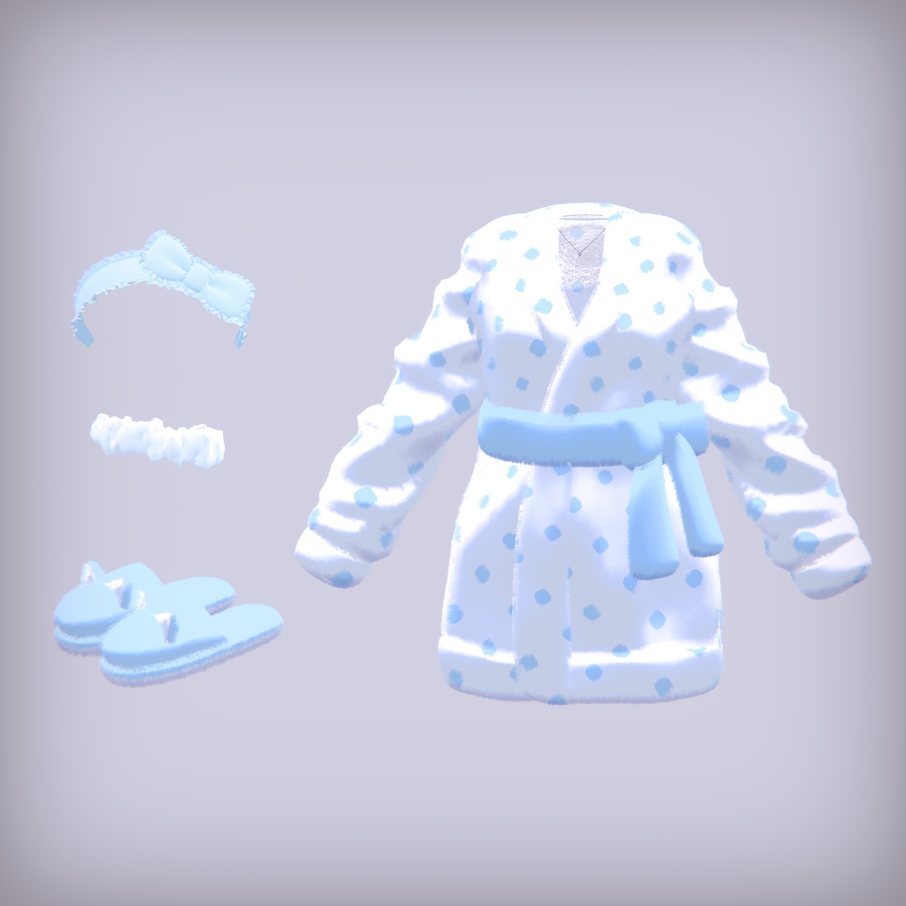 ふわもこ バスローブセット【萌・マヌカ・桔梗・セレスティア対応】