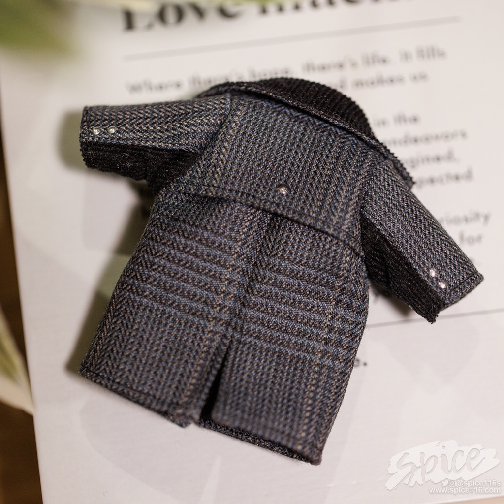 ロングコート・グレーチェック