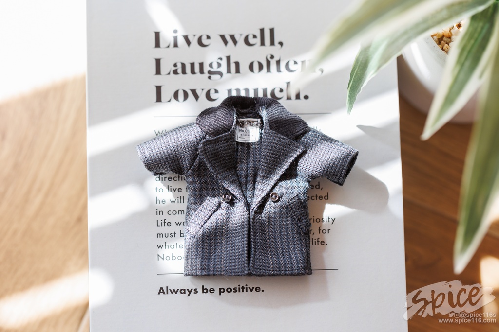 ロングコート・グレーチェック