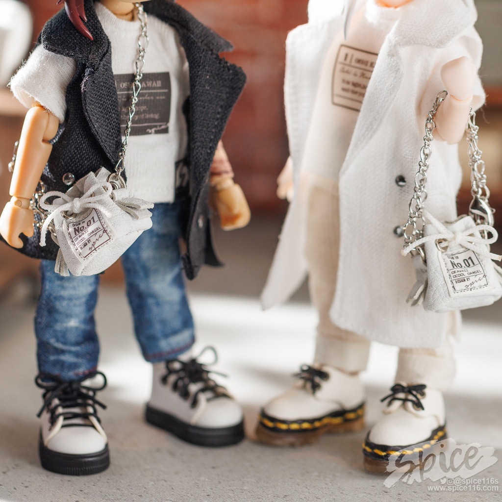 チェーンバケットバッグ23SS・白