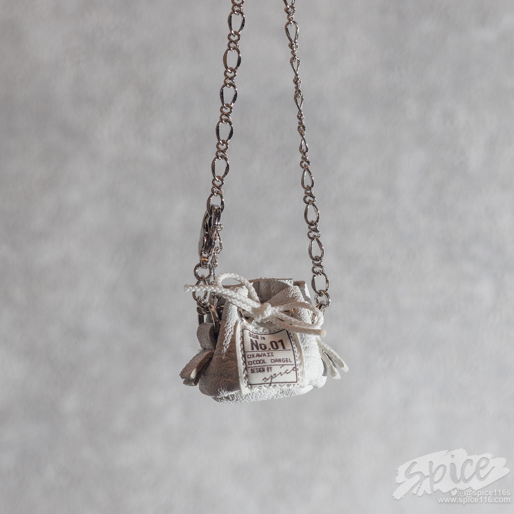 チェーンバケットバッグ23SS・白