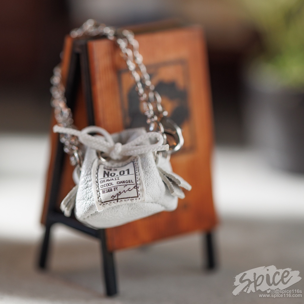 チェーンバケットバッグ23SS・白