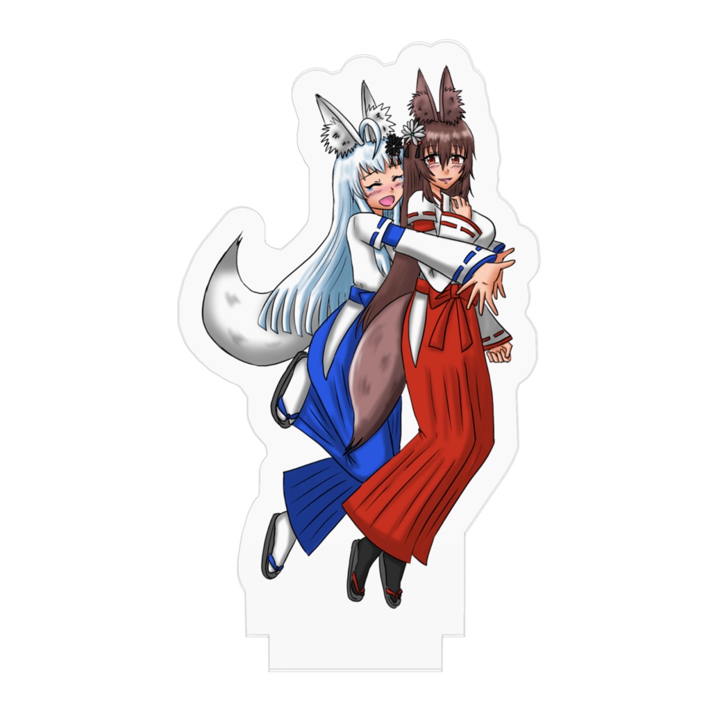 狐咲月音・月海 アクリルフィギュア