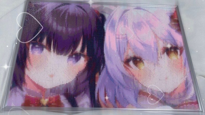 A3額縁付きダイヤモンドアート