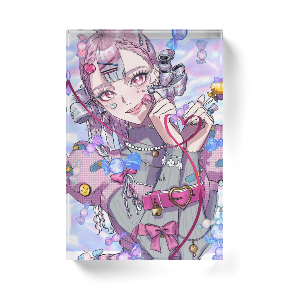 デコラガールアクリルブロック